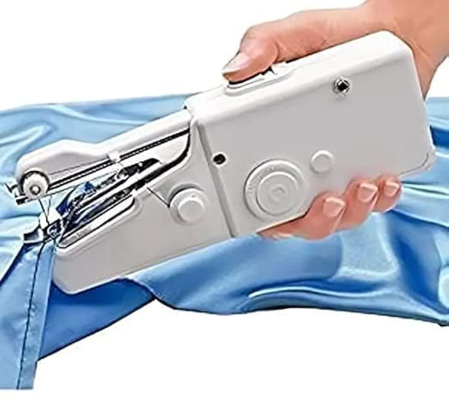 Stitch Handheld Cordless Portable White Sewing Machine