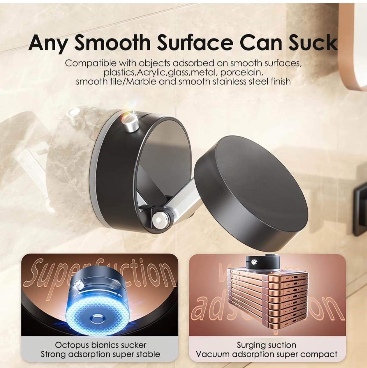 Vacuum Suction Magnetic Bracket